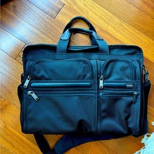 TUMI briefcase- expandable